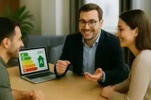 Changement du calcul du DPE avec un graphique illustrant l'impact dès janvier 2026, expliqué par un expert en performance énergétique.