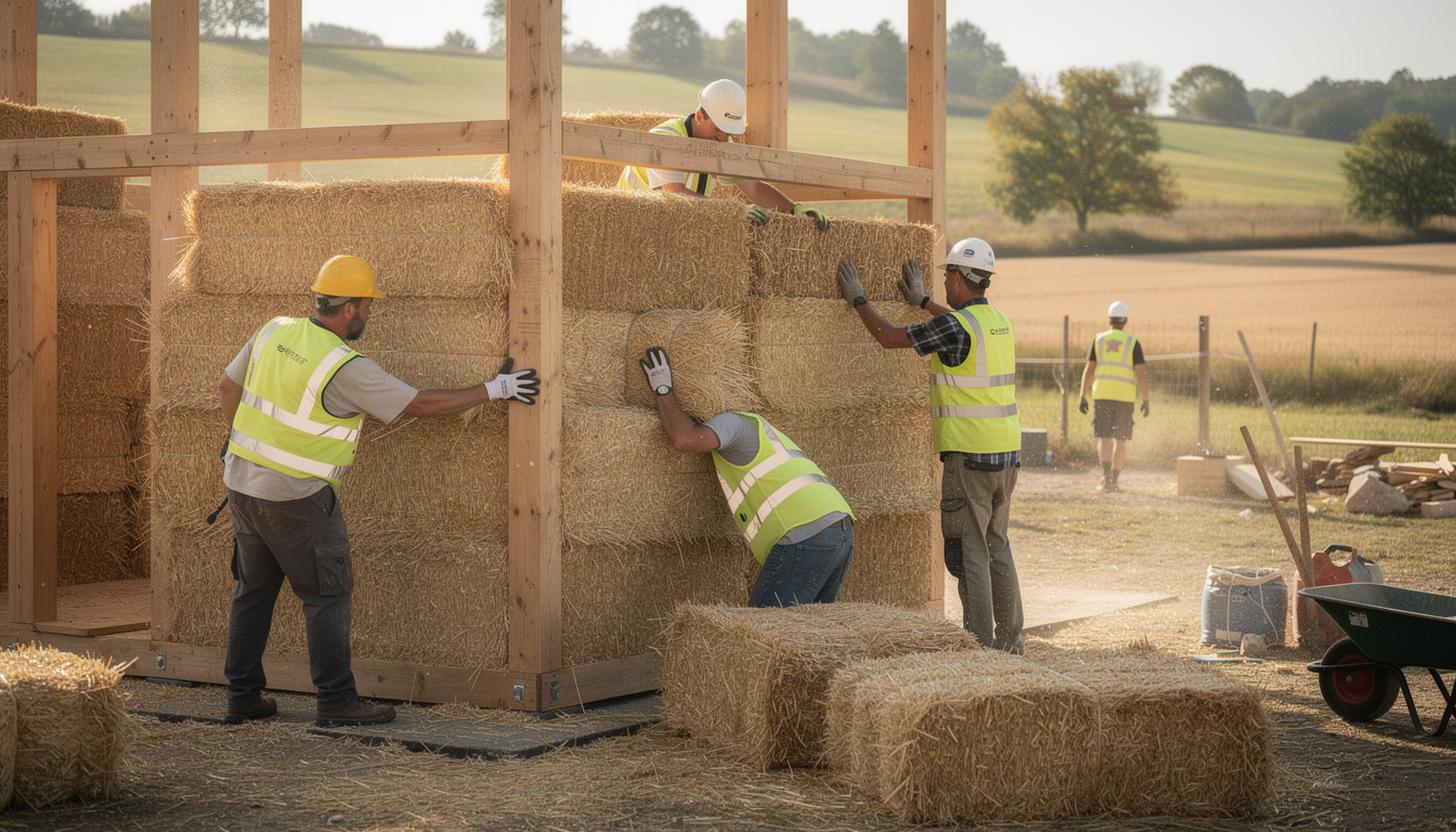 découvrez les avantages du liège, chanvre et paille, des matériaux biosourcés naturels et écologiques pour une construction durable et respectueuse de l'environnement.