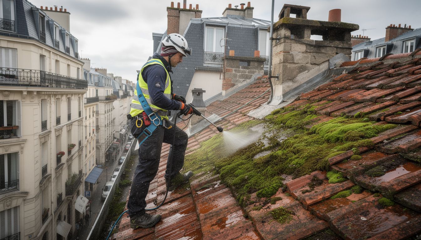 découvrez l'importance du nettoyage de toiture à vanves (92) pour préserver la durabilité et l'esthétique de votre habitation dans cette ville dense. services professionnels pour un toit propre et en parfait état.