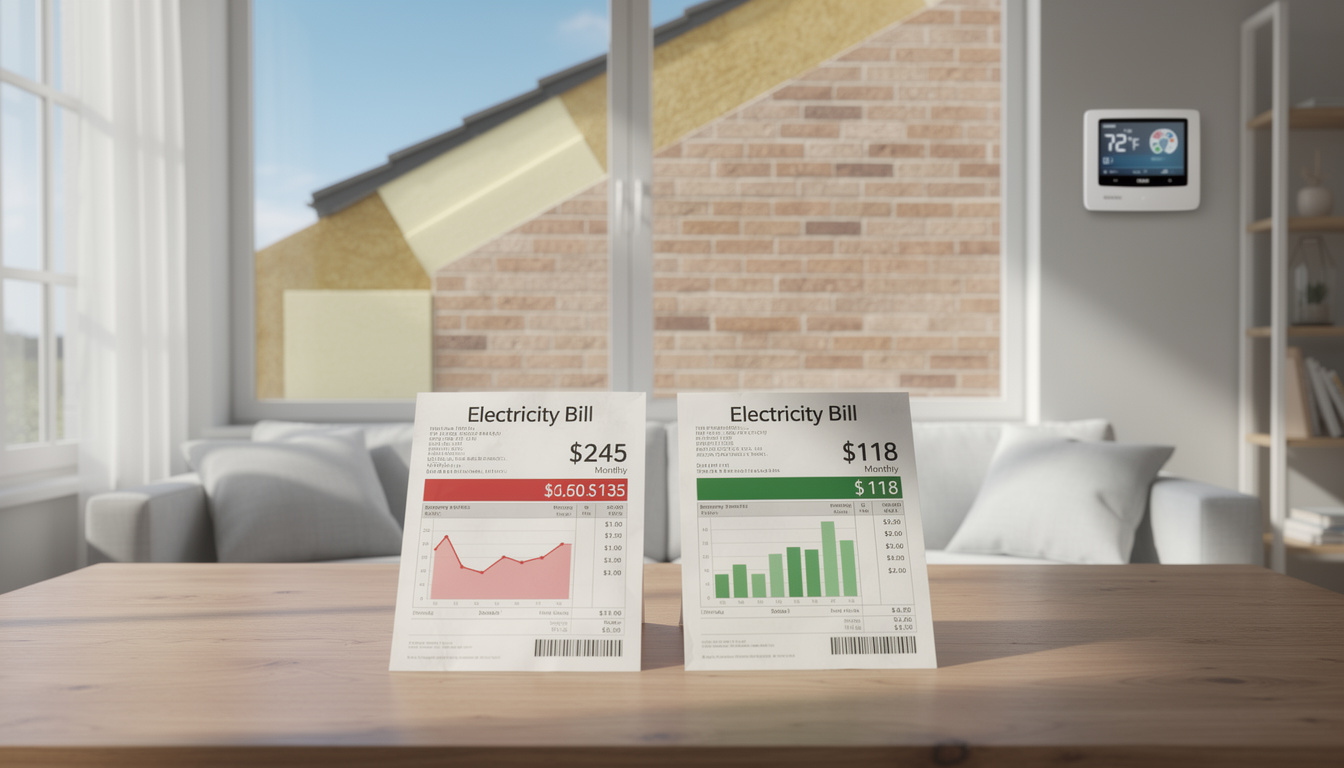 découvrez l'impact d'une isolation thermique sur votre facture énergétique et estimez les économies réalisables grâce à une meilleure isolation de votre logement.